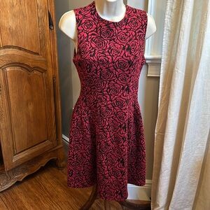 Forever 21 Red Rose Mini Dress